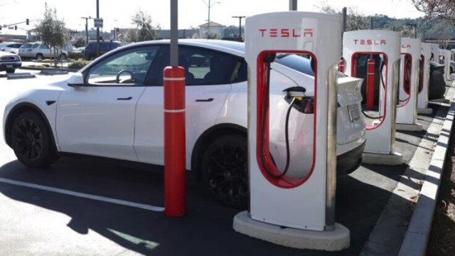 Tesla Electric Vehicle Superchargers